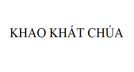 Nhạc: Khao Khát Chúa