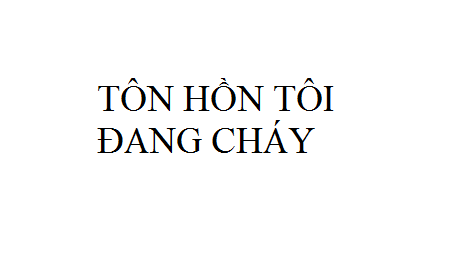 Nhạc: Tâm Hồn Đang Cháy