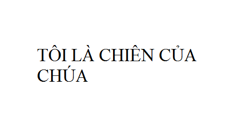 Nhạc: Tôi Là Chiên Của Chúa